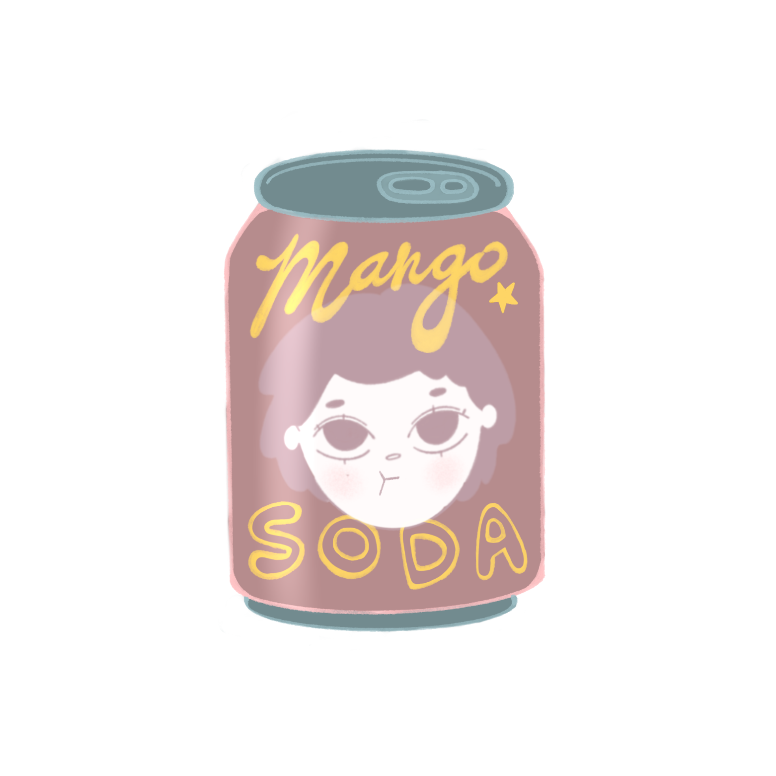 mango soda sticker